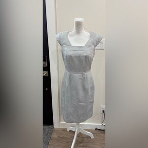 ANTONIO MELANI Gray Midi Dress Size 6  Semi Formal Business Casual Professional